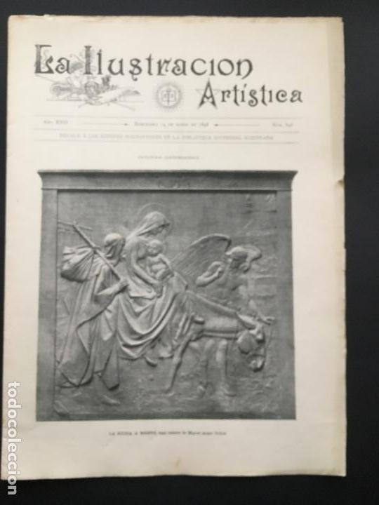 Collection Magazines and Newspapers: N&ordm; 846 DE LA ILUSTRACI&Oacute;N ART&Iacute;STICA 1898. TOM&Aacute;S BRET&Oacute;N, EL CARTEL MODERNO Y MAS&hellip;