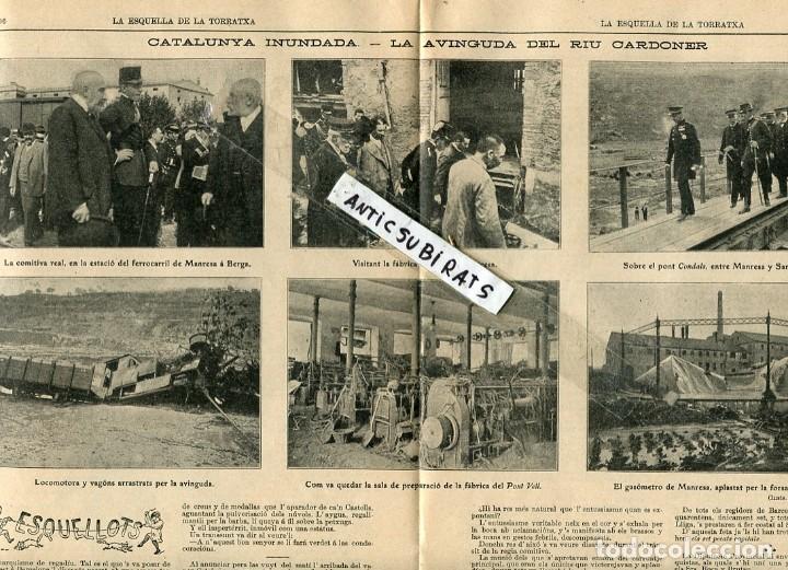 Sammeln von Zeitschriften und Zeitungen: REVISTA A&Ntilde;O 1907 INUNDACIONES EN MANRESA SURIA CASTELLVELL I EL VILAR FERROCARRIL BERGA