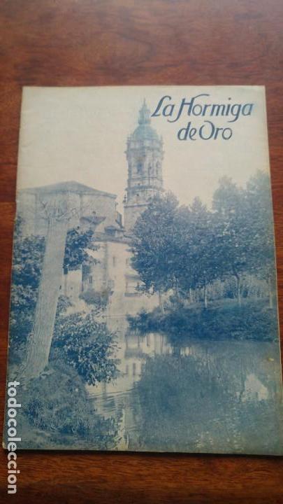 Collezionismo di Riviste e Giornali: AMOREBIETA LA IGLESIA PARROQUIAL SOBRE EL RIO IBAIZABAL 2 HOJAS A&Ntilde;O 1928