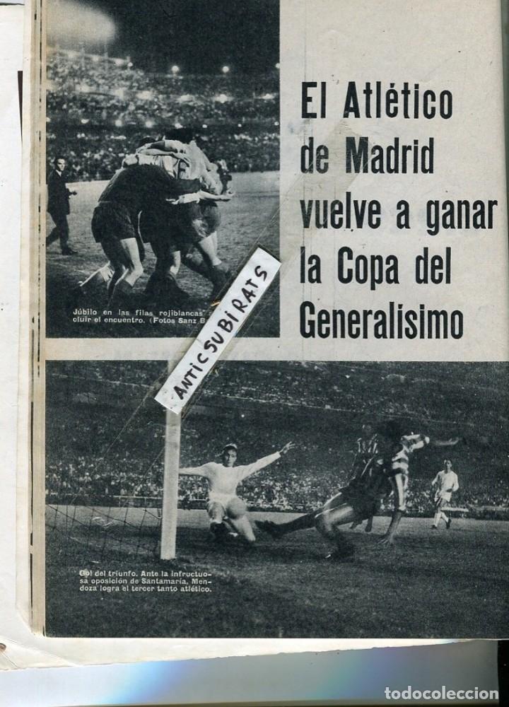 Coleccionismo de Revistas y Peri&oacute;dicos: REVISTA A&Ntilde;O 1961 ATHLETICO DE MADRID GANA LA COPA FUTBOL HEMINGWAY PIO BAROJA Y EN PAMPLONA