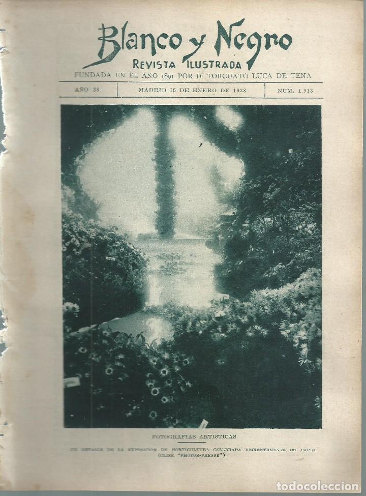 Sammeln von Zeitschriften und Zeitungen: BYN 15 ENE 1928.N&ordm; 1913:PORTADILLA AGUAFUERTES DE TIEPOLO POR ANTONIO MENDEZ CASAL