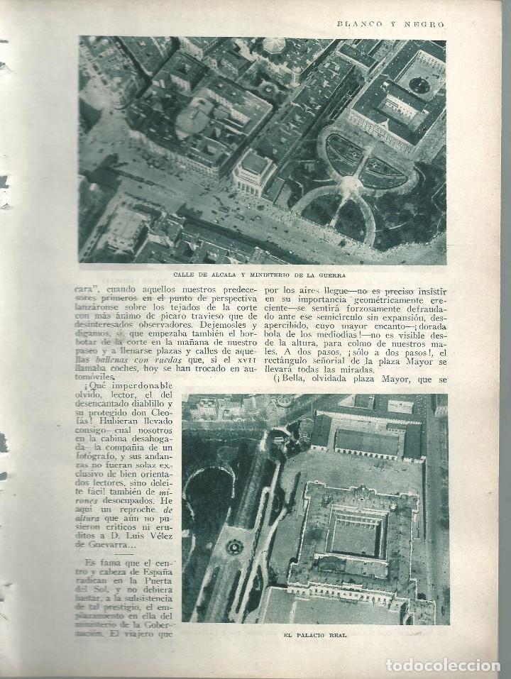Coleccionismo de revistas y peri&oacute;dicos: BYN 15 ENE 1928.N&ordm; 1913:FOTO AEREA MADRID CALLE ALCALA, PALACIO REAL,PASEO CASTELLANA CASTELAR GRAN