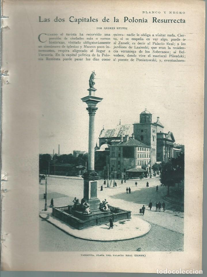 Coleccionismo de revistas y peri&oacute;dicos: BYN 15 ENE 1928.N&ordm; 1913: POLONIA. VARSOVIA. CRACOVIA. ANDRES REVESZ . BELVEDERE  MARGARITA NELKEN