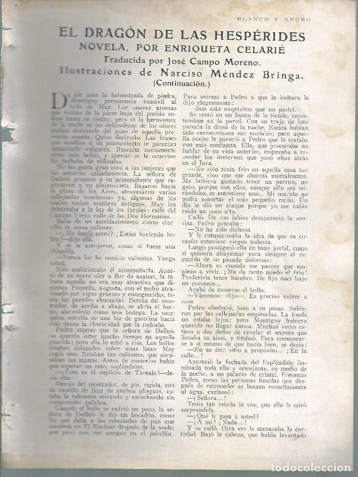 Collectionnisme de Revues et Journaux: BYN 15 ENE 1928.N&ordm; 1913:DRAGON HESPERIDES ENRIQUETA CELARIE (CONTINUACION)M JOSE CAMPOS MORENO