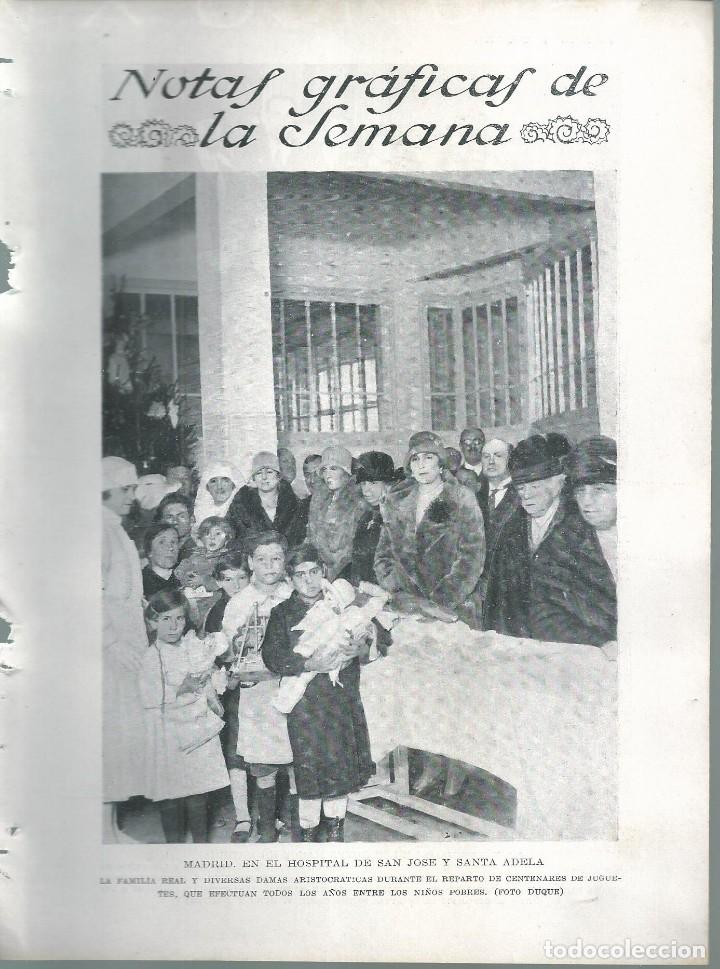 Collezionismo di Riviste e Giornali: BYN 15 ENE 1928.N&ordm; 1913: FAMILIA REAL HOSPITAL SAN JOSE Y SANTA ADELA JUGUETES CABALGATA RE MADRID.