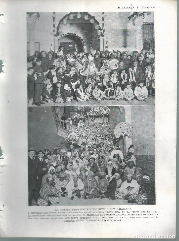 Coleccionismo de revistas y peri&oacute;dicos: BYN 15 ENE 1928.N&ordm; 1913: CABALGATA REYES GRANADA Y SEVILLA ALBACETE VALENCIA PUERTO DE SANTA MARIA