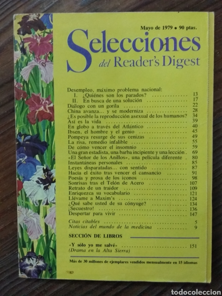 Collezionismo di Riviste e Giornali: Selecciones del Reader's Digest. Mayo 1979