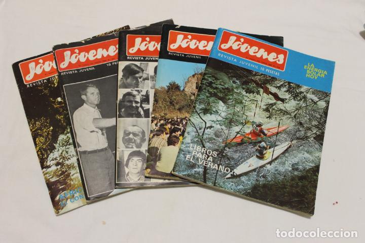 Coleccionismo de revistas y peri&oacute;dicos: LOTE 5 REVISTAS, JOVENES, A&Ntilde;OS 69 Y 70, EDICIONES DON BOSCO, BARCELONA