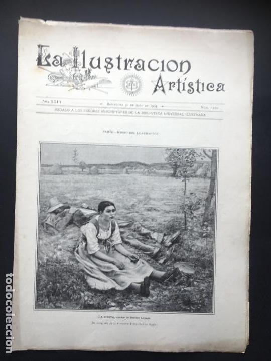 Collezionismo di Riviste e Giornali: N&ordm; 1170 DE LA ILUSTRACI&Oacute;N ART&Iacute;STICA 1904. CR&Oacute;NICA GUERRA RUSO-JAPONESA Y M&Aacute;S&hellip;