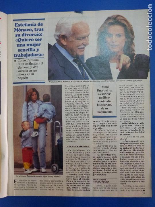 Coleccionismo de Revistas y Peri&oacute;dicos: RECORTE REPORTAJE CLIPPING DE ESTEFANIA DE MONACO REVISTA SEMANA N&ordm; 2976 P&Aacute;G 19
