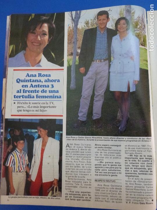 Coleccionismo de Revistas y Peri&oacute;dicos: RECORTE REPORTAJE CLIPPING DE ANA ROSA QUINTANA REVISTA SEMANA N&ordm; 2976 P&Aacute;G 36