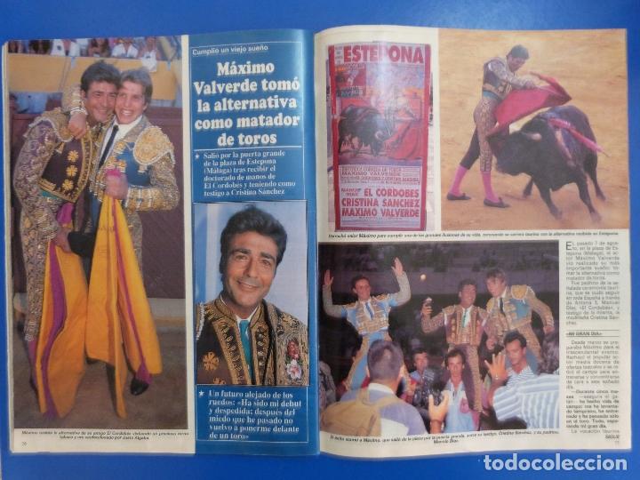 Coleccionismo de Revistas y Peri&oacute;dicos: RECORTE REPORTAJE CLIPPING DE MAXIMO VALVERDE MATADOR TOROS REVISTA SEMANA N&ordm; 2949 P&Aacute;G 76-81