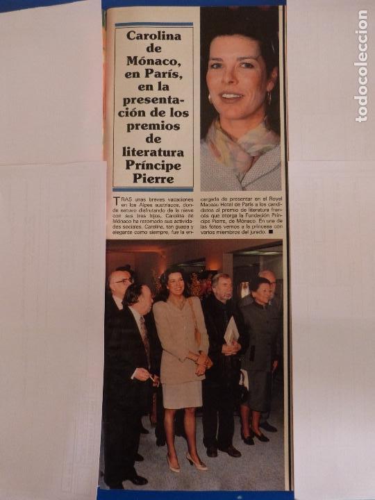 Coleccionismo de Revistas y Peri&oacute;dicos: RECORTE REPORTAJE CLIPPING DE CAROLINA DE MONACO REVISTA SEMANA N&ordm; 2876 P&Aacute;G 17