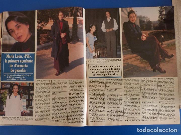 Coleccionismo de Revistas y Peri&oacute;dicos: RECORTE REPORTAJE CLIPPING MARIA LEON PILI FARMACIA DE GUARDIA REVISTA SEMANA N&ordm; 2876 P&Aacute;G 42-43