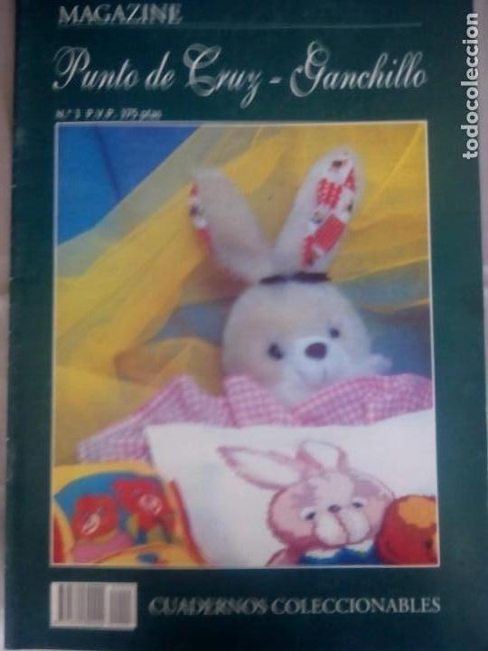 Coleccionismo de Revistas y Peri&oacute;dicos: Revista Magazine Punto de cruz-Ganchillo