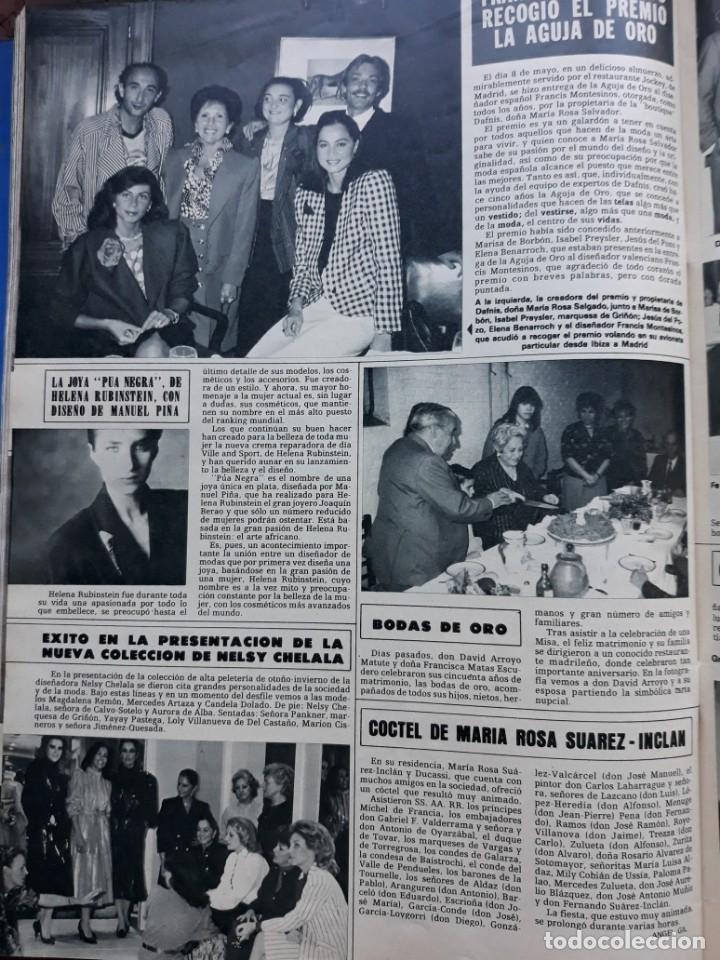 Coleccionismo de Revistas y Peri&oacute;dicos: ISABEL PREYSLER FRANCIS MONTESINOS MARISA DE BORBON JESUS DEL POZO