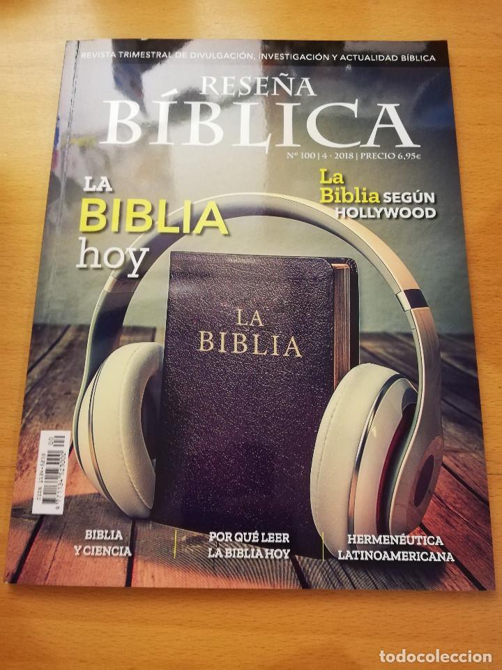 Coleccionismo de Revistas y Peri&oacute;dicos: RESE&Ntilde;A B&Iacute;BLICA N&ordm; 100 (LA BIBLIA SEG&Uacute;N HOLLYWOOD / HERMEN&Eacute;UTICA LATINOAMERICANA / BIBLIA Y CIENCIA)