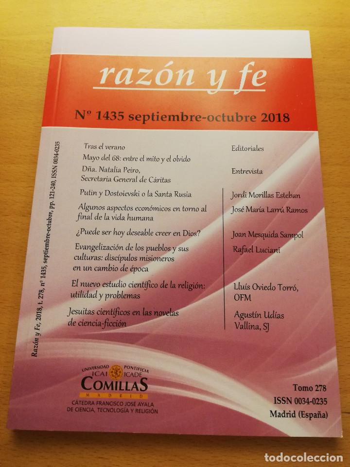 Sammeln von Zeitschriften und Zeitungen: RAZ&Oacute;N Y FE N&ordm; 1435 (SEPTIEMBRE - OCTUBRE 2018). REVISTA DE CULTURA FUNDADA EN 1901