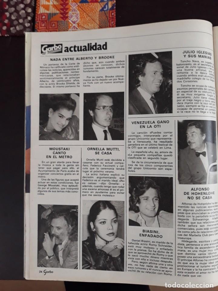 Coleccionismo de Revistas y Peri&oacute;dicos: BROOKE SHIELDS JULIO IGLESIAS ALBERTO DE MONACO ORNELLA MUTI MOUSTAKI BIASINI DANIEL