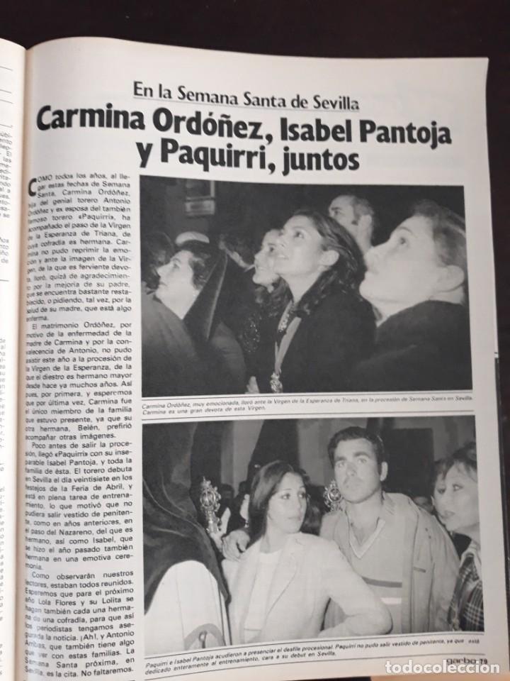 Coleccionismo de Revistas y Peri&oacute;dicos: ISABEL PANTOJA PAQUIRRI PAQUITA RICO CARMINA ORDO&Ntilde;EZ LA SEMANA SANTA DE SEVILLA