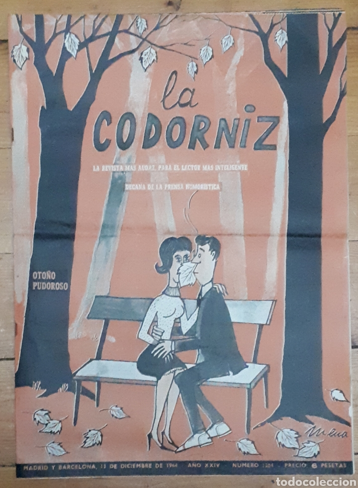 Coleccionismo de Revistas y Peri&oacute;dicos: La Codorniz. Madrid y Barcelona, 13 de diciembre de 1964. No. 1204