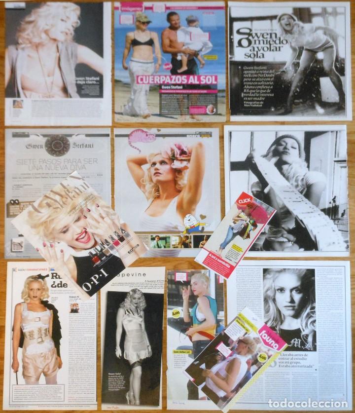 Coleccionismo de revistas y peri&oacute;dicos: GWEN STEFANI lote prensa spain clippings sexy photos magazine articles pop music