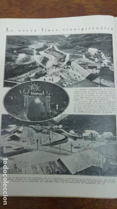 Collection Magazines and Newspapers: ARA&Ntilde;ONES CANFRANC FERROCARRIL ALAYOR ALICANTE REFORMATORIO ADULTOS MOSSOS ESCUADRA CANAPOST 1928