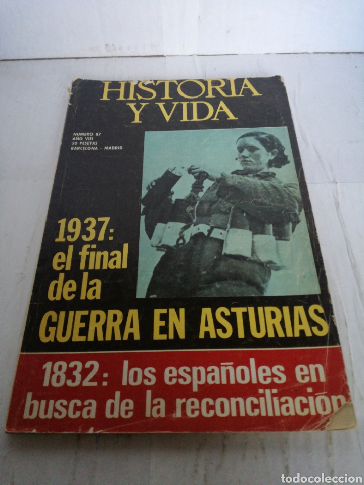 Coleccionismo de revistas y peri&oacute;dicos: Revista historia y vida n&uacute;mero 87 a&ntilde;o 8