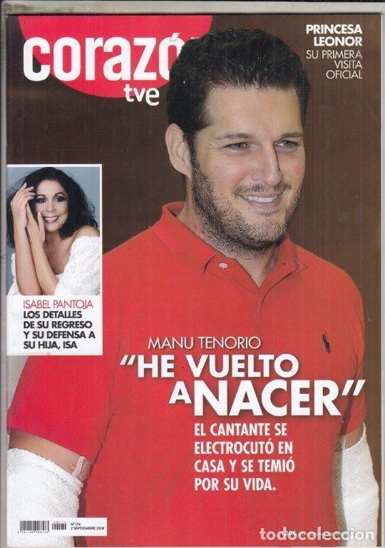Coleccionismo de Revistas y Peri&oacute;dicos: REVISTA CORAZON TVE N&ordm; 174. MANU TENORIO. PRINCESA LEONOR. ISABEL PANTOJA.