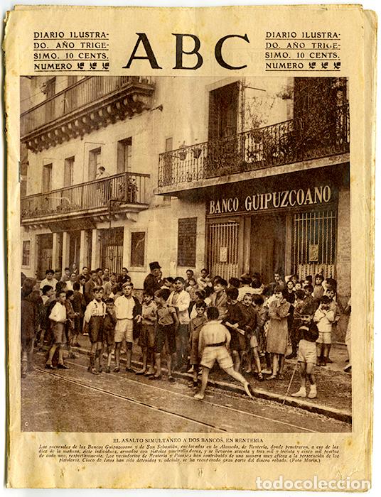Coleccionismo de Revistas y Peri&oacute;dicos: ABC. Madrid 2 julio 1934. Informaci&oacute;n (4 p&aacute;gs.) de las ejecuciones nazis de las S.A. de 1934