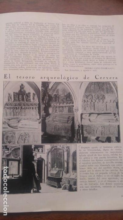 Collezionismo di Riviste e Giornali: CERVERA TESORO ARQUEOLOGICO MARQUINA ALFONSO XIII RALLY PAPER SOLSONA SEO DE URGEL A&Ntilde;O 1928