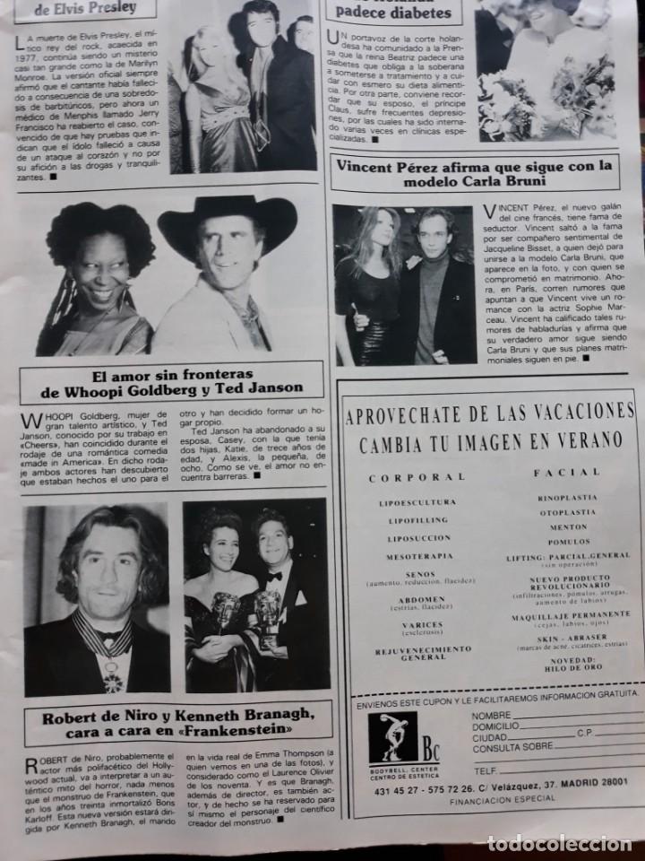 Coleccionismo de Revistas y Peri&oacute;dicos: ROBERT DE NIRO WHOPPI GOLDBERG CARLA BRUNI ELVIS PRESLEY