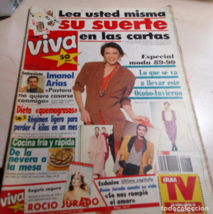 Coleccionismo de Revistas y Peri&oacute;dicos: ESTAR VIVA N&ordm; 43. IMANOL ARIAS.ROCIO JURADO ULTIMO CAPITULO.AGOSTO 1989.
