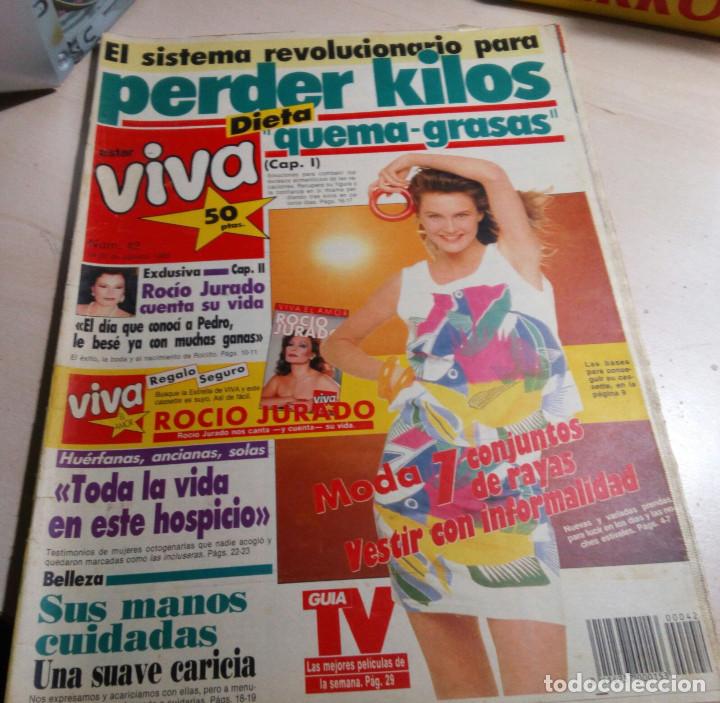 Coleccionismo de Revistas y Peri&oacute;dicos: ESTAR VIVA N&ordm; 42. ROCIO JURADO SU VIDA 2.AGOSTO 1989.