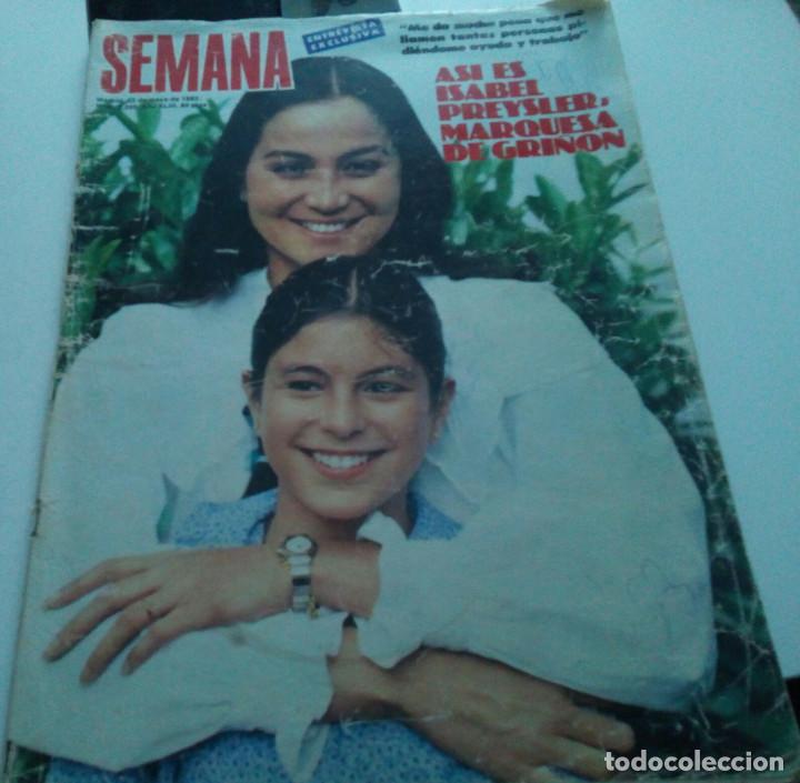 Coleccionismo de Revistas y Peri&oacute;dicos: ISABEL PREYSLER.ANGEL PASCUAL MUJICA.MARISOL.NARANJITO.IMARCHI.ZRUSPA.VALERIA CONAN.SEMANAN N&ordm;2205.