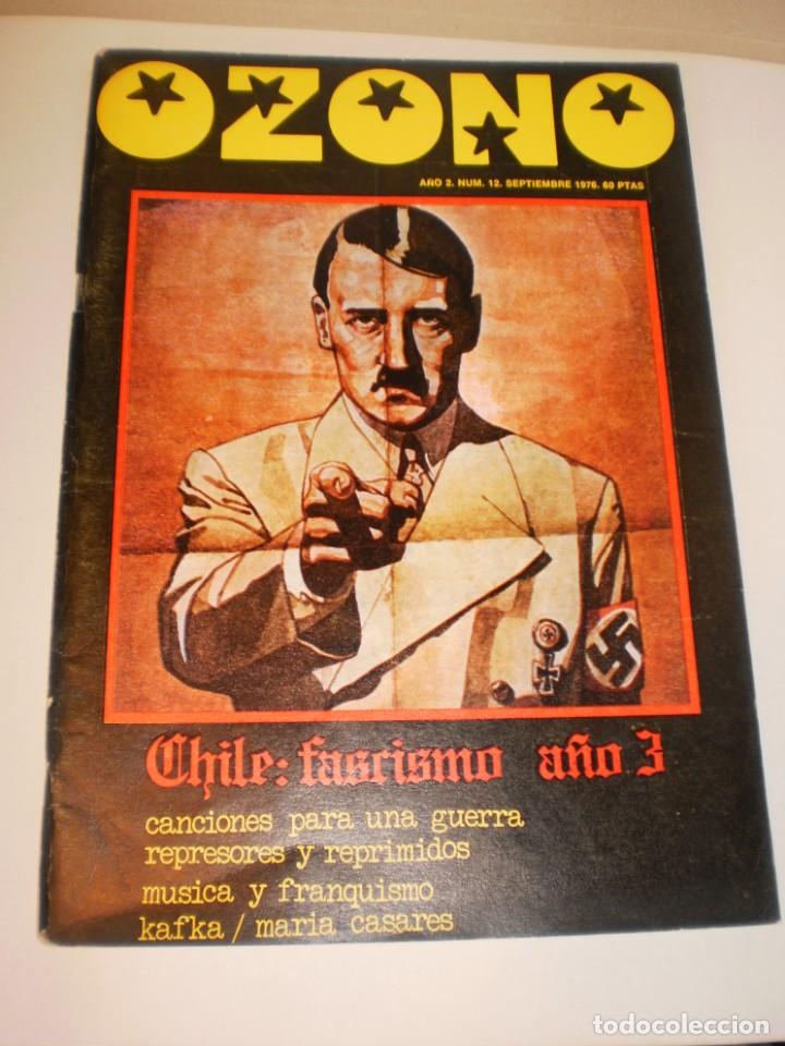 Coleccionismo de Revistas y Peri&oacute;dicos: ozono revista de m&uacute;sica y otras muchas cosas. n&ordm; 12 septiembre 1976 (en muy buen estado) 80 P&Aacute;G.