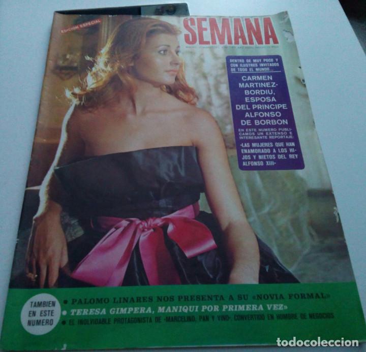 Coleccionismo de Revistas y Peri&oacute;dicos: JORGE SEPULVEDA.PALOMO LINARES.MARINA DANKO.AL BANO.ROMINA POWER.SOFIA LOREN.GIMPERA.SEMANA 1673.