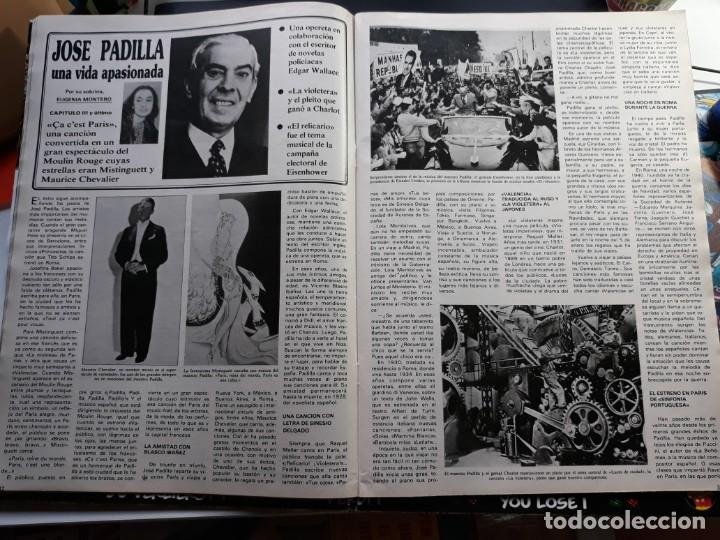 Coleccionismo de Revistas y Periódicos: EL MAESTRO PADILLA JOSE PADILLA LA VIOLETERA EL RELICARIO JOSEPHINE BAKER. Lote 152694110
