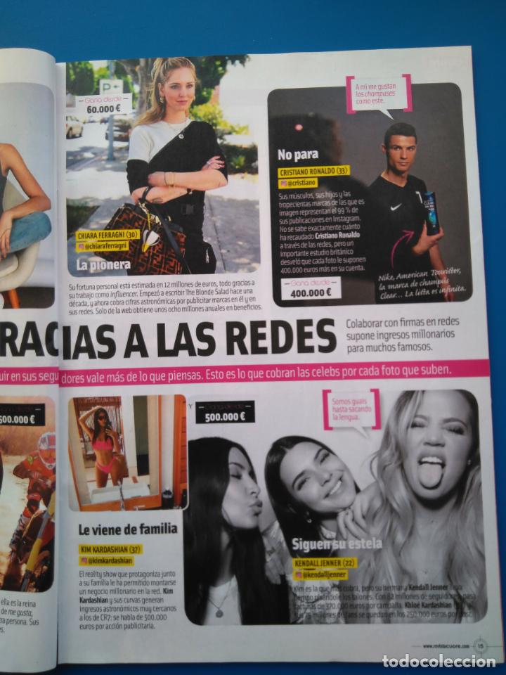 Coleccionismo de Revistas y Peri&oacute;dicos: CRISTIANO RONALDO (CR7), KIM KARDASHIAN, KENDAL JENNER - RECORTE CUORE 626