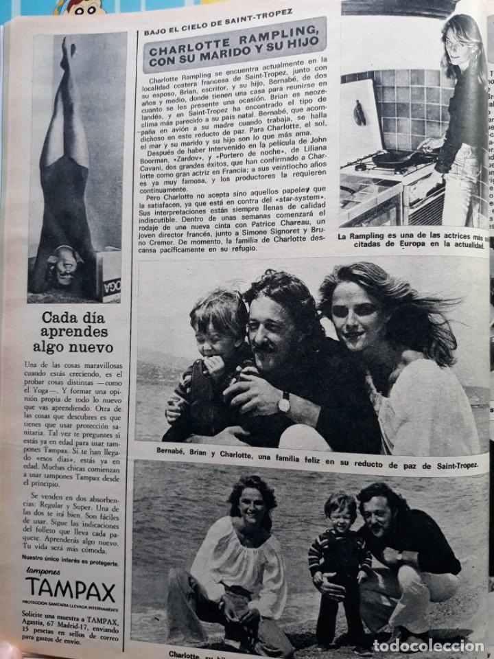 Sammeln von Zeitschriften und Zeitungen: CHARLOTTE RAMPLING