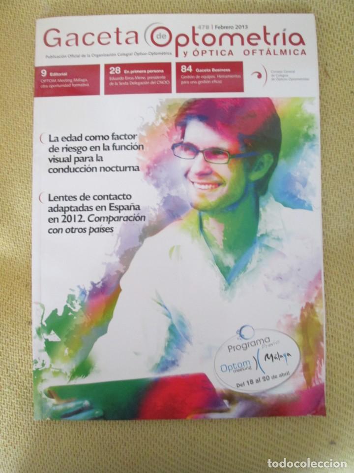 Collectionnisme de Revues et Journaux: GACETA OPTOMETR&Igrave;A N&ordm; 478 FEBRERO 2013