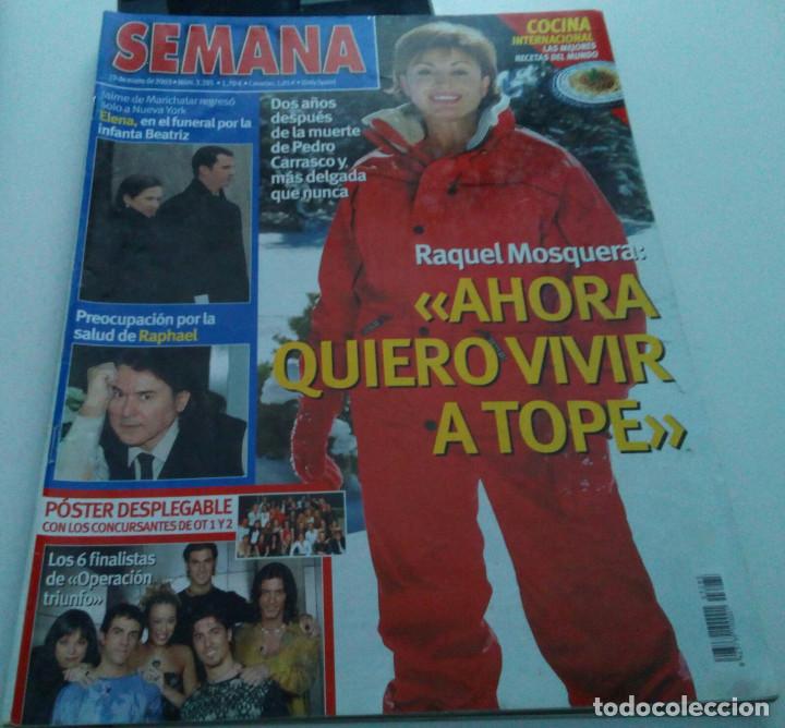 Coleccionismo de Revistas y Peri&oacute;dicos: GRIMALDI.RAPHAEL.RAQUEL MOSQUERA.BELINDA WASHINGTON.FUNERAL CAMILO.BUSTAMANTE.MADONNA.SEMANA 3285