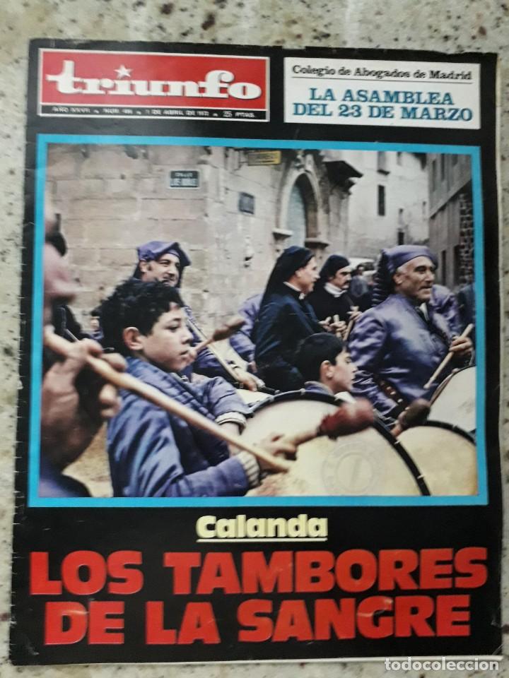 Coleccionismo de Revistas y Peri&oacute;dicos: TRIUNFO 1 ABRIL 1972.BLANCO WHITE Y LA REINA MARIA LUISA.MISERICORDIA DE GALDOS.JOAN PRATS Y MIRO