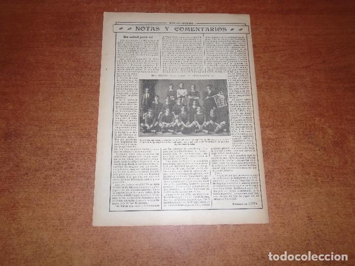 Coleccionismo de Revistas y Peri&oacute;dicos: CLUB ATL&Eacute;TICO HISPANO ARGENTINO DE FUTBOL. ART&Iacute;CULOS DE JACINTO BENAVENTE, C&Aacute;VIA Y EDUARDO ZAMACOIS.