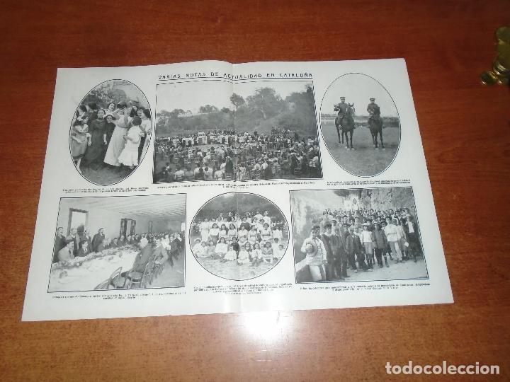 Collection Magazines and Newspapers: BARCELONA MONTE CARMELO. MONTSERRAT. SARGENTO DE DRAGONES. EIBAR CONCURSO TIRO. FUTBOL SAN SEBASTI&Aacute;N