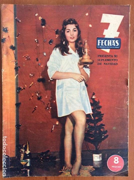 Coleccionismo de Revistas y Peri&oacute;dicos: REVISTA 7 FECHAS. EL PERI&Oacute;DICO DE TODA LA SEMANA. SUPLEMENTO DE NAVIDAD. DICIEMBRE 1960.