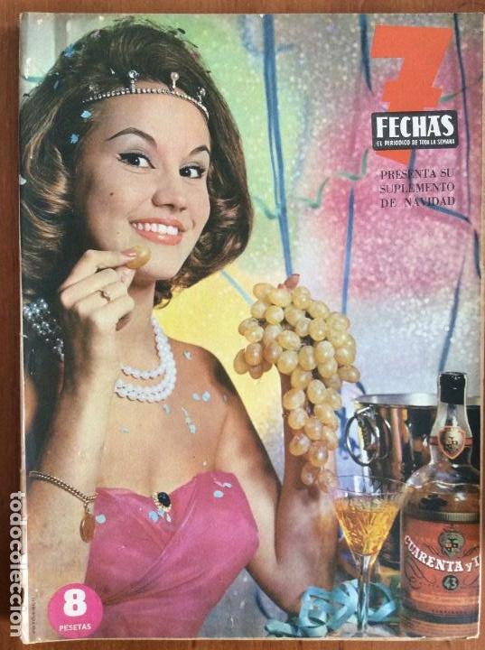 Coleccionismo de Revistas y Peri&oacute;dicos: REVISTA 7 FECHAS. EL PERI&Oacute;DICO DE TODA LA SEMANA. SUPLEMENTO DE NAVIDAD. DICIEMBRE 1961.