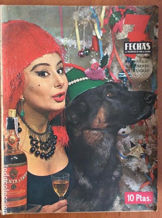 Coleccionismo de Revistas y Peri&oacute;dicos: REVISTA 7 FECHAS. EL PERI&Oacute;DICO DE TODA LA SEMANA. SUPLEMENTO DE NAVIDAD. DICIEMBRE 1962.