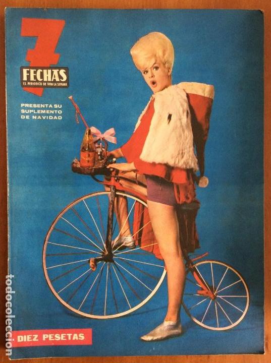 Coleccionismo de Revistas y Peri&oacute;dicos: REVISTA 7 FECHAS. EL PERI&Oacute;DICO DE TODA LA SEMANA. SUPLEMENTO DE NAVIDAD. DICIEMBRE 1963.
