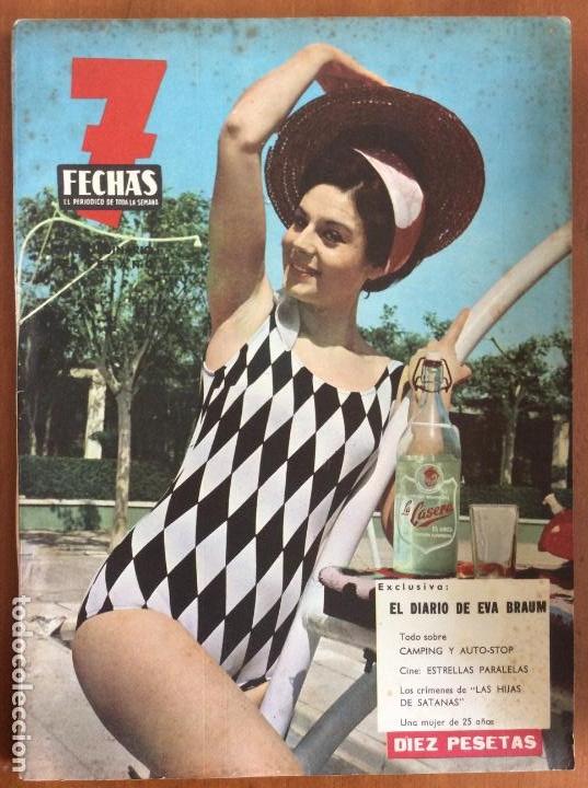 Coleccionismo de Revistas y Peri&oacute;dicos: REVISTA 7 FECHAS. EL PERI&Oacute;DICO DE TODA LA SEMANA. SUPLEMENTO DE VERANO. JULIO 1964